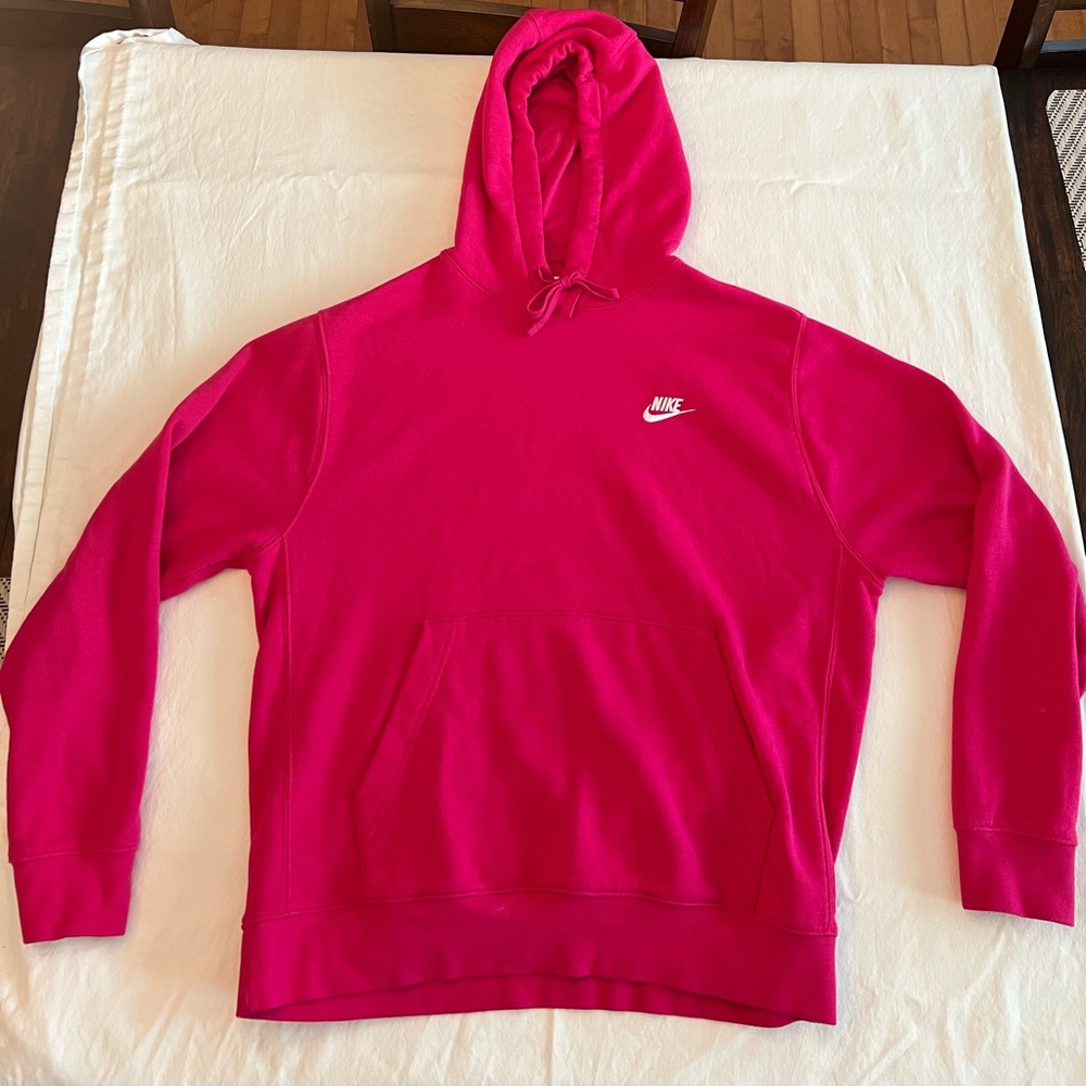 Men’s Nike Hoodie. NWOT. Size L. Bright Pink.